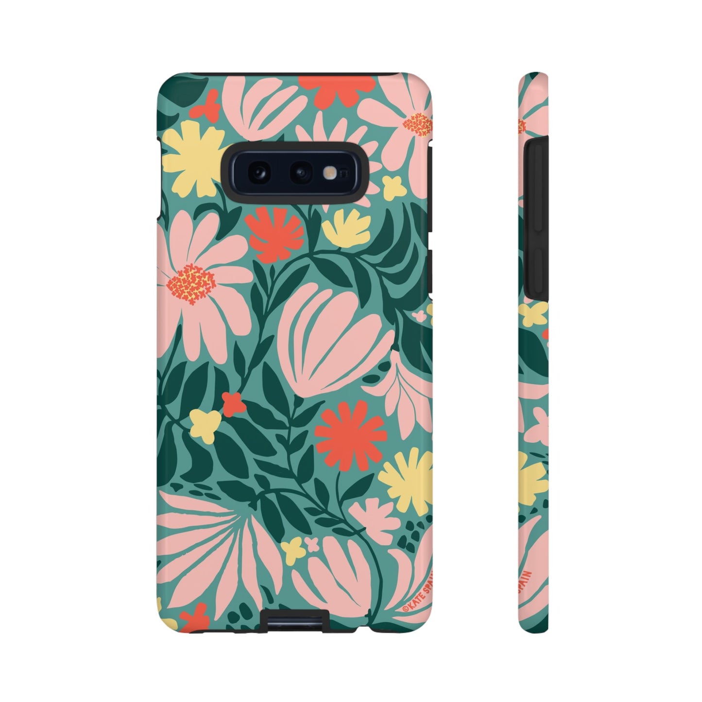 Botanica Teal Samsung Tough Case Samsung Galaxy S10E Glossy