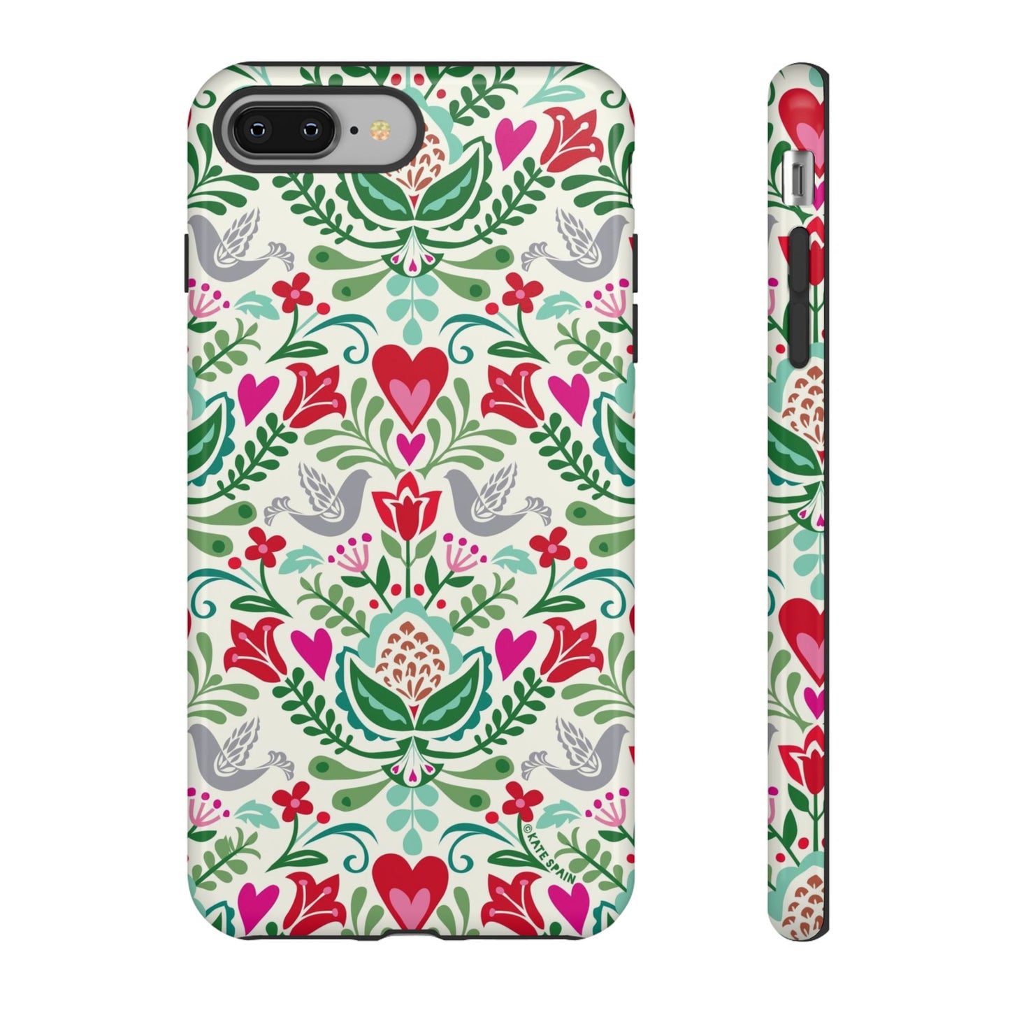 Rosemaling iPhone Tough Case iPhone 8 Plus Glossy