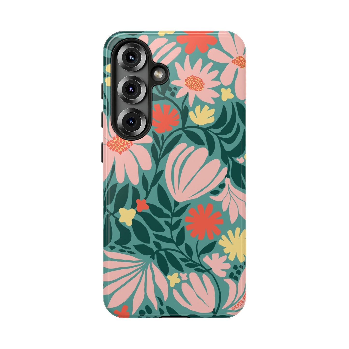 Botanica Teal Samsung Tough Case Samsung Galaxy S25 Glossy