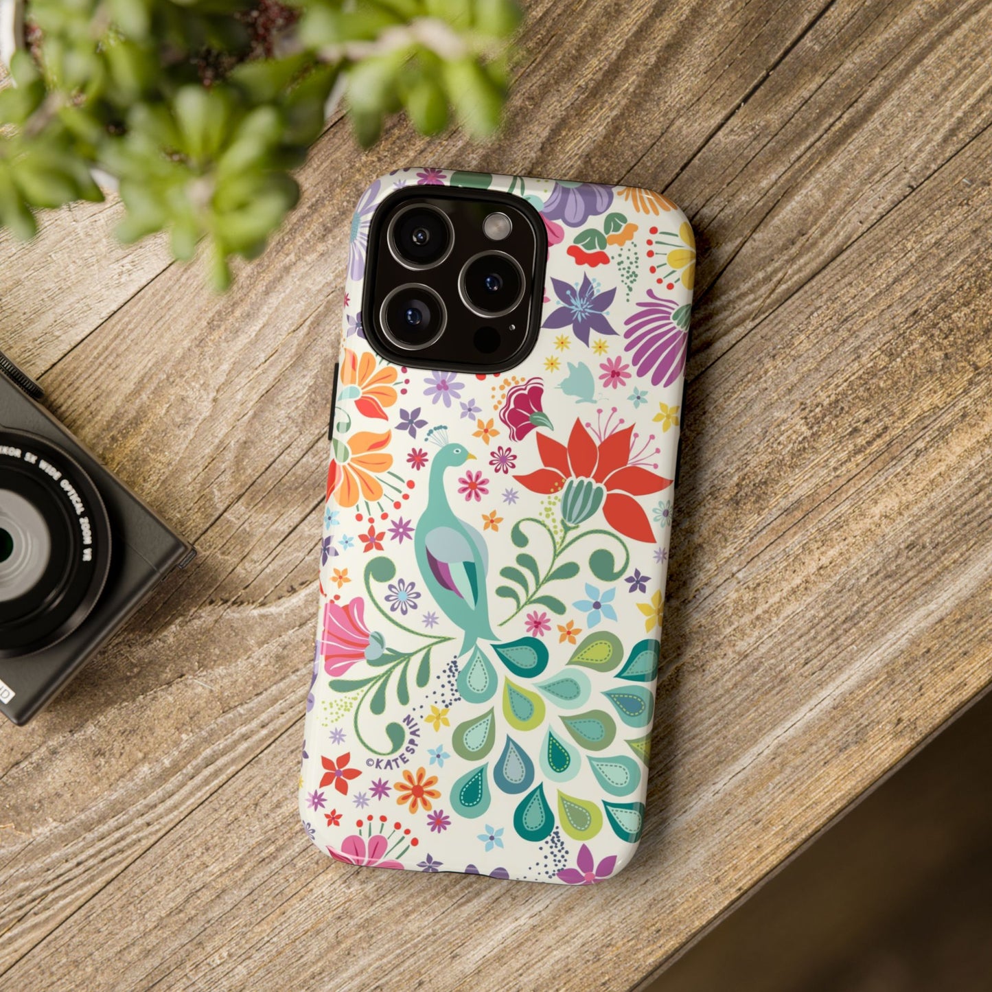 Peacock Sanctuary iPhone Tough Case