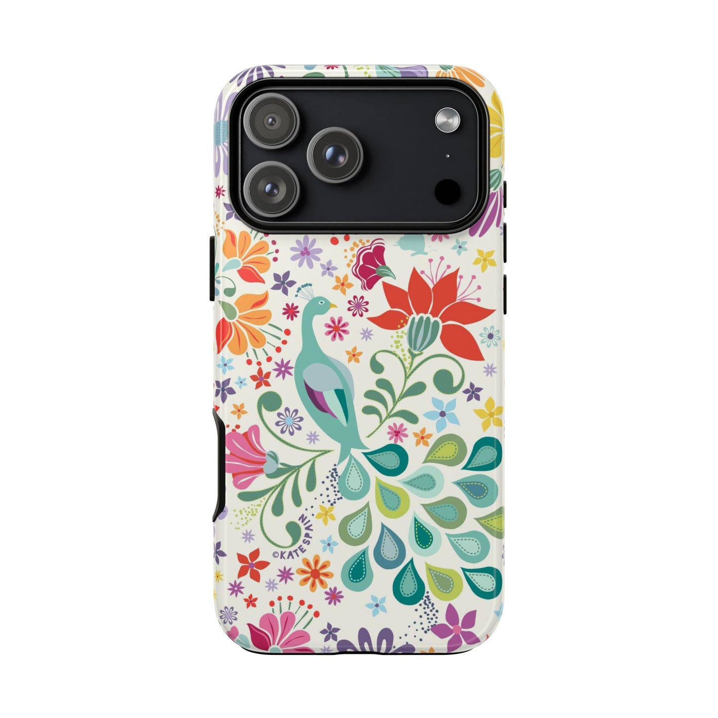 Peacock Sanctuary iPhone Tough Case