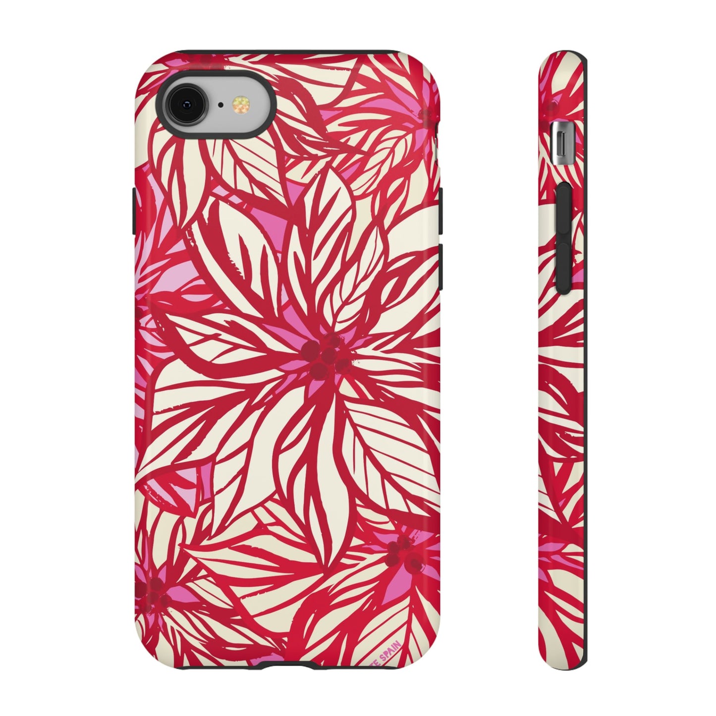 Poinsettia iPhone Tough Case iPhone 8 Glossy