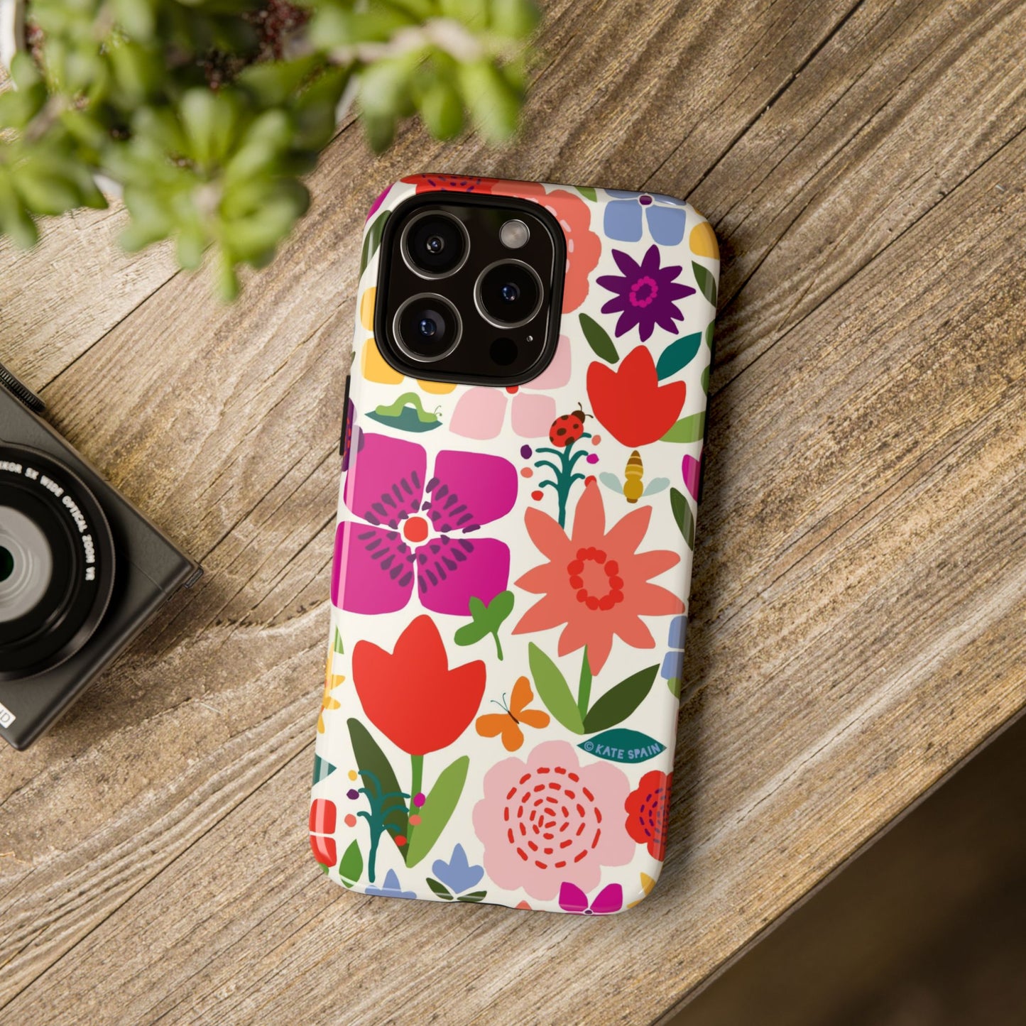 Happy Blooms iPhone Tough Case
