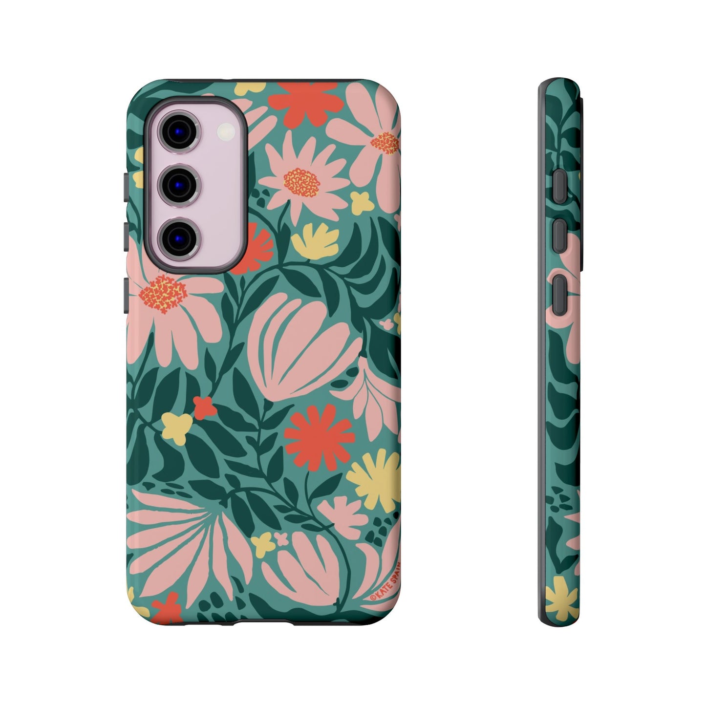 Botanica Teal Samsung Tough Case Samsung Galaxy S23 Plus Glossy