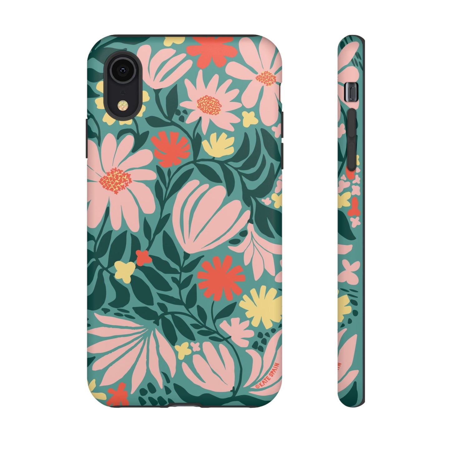 Botanica iPhone Tough Case Teal iPhone XR Matte