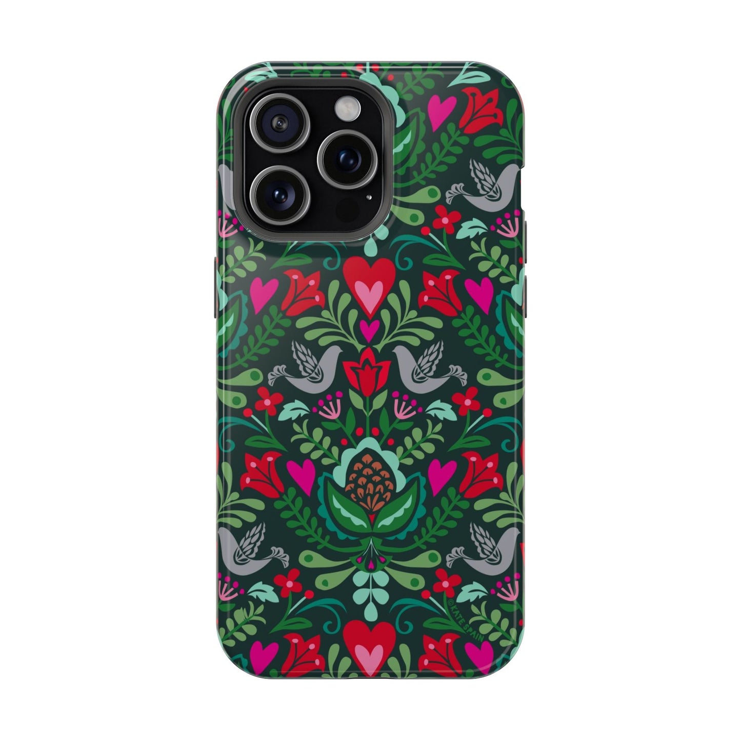 Rosemaling iPhone MagSafe Tough Case iPhone 15 Pro Max Glossy