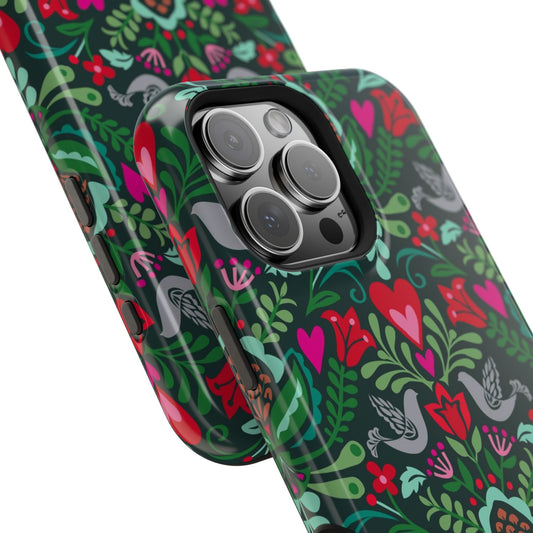 Rosemaling iPhone MagSafe Tough Case