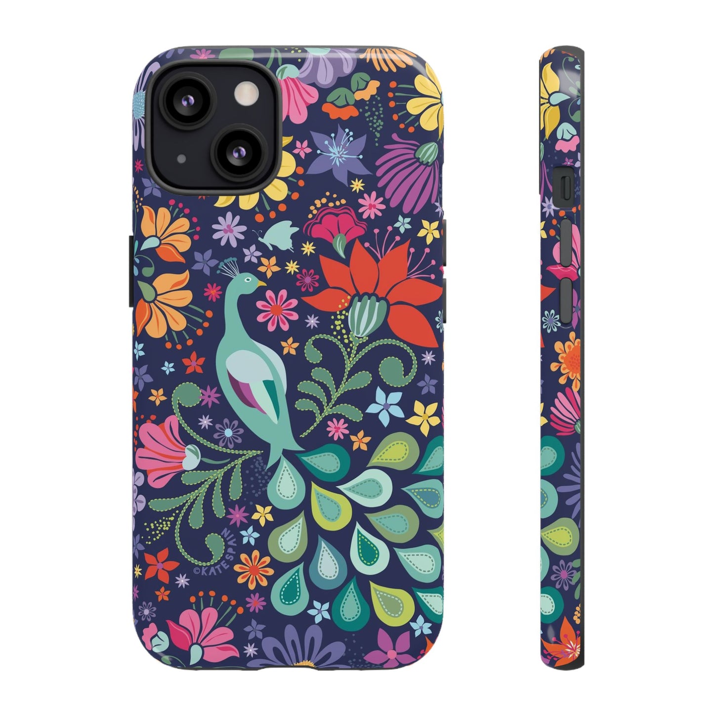 Peacock Sanctuary iPhone Tough Case