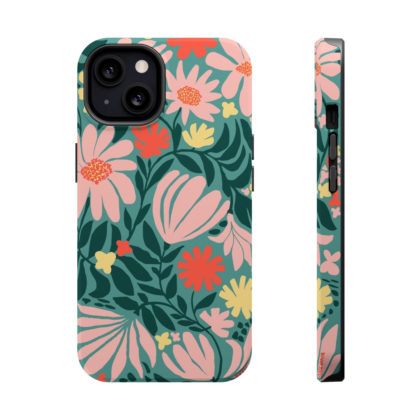Botanica Teal iPhone Magsafe iPhone 13 Matte