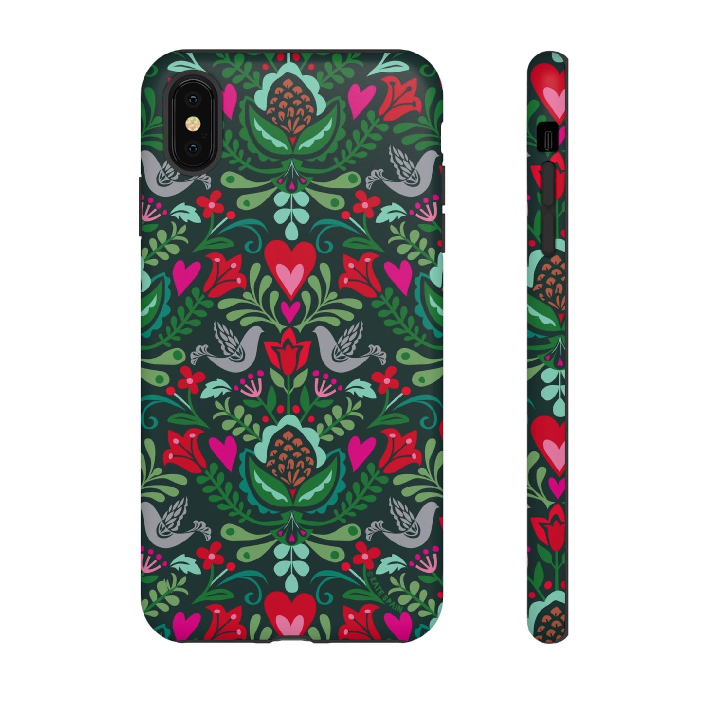 Rosemaling iPhone Tough Case iPhone XS MAX Matte