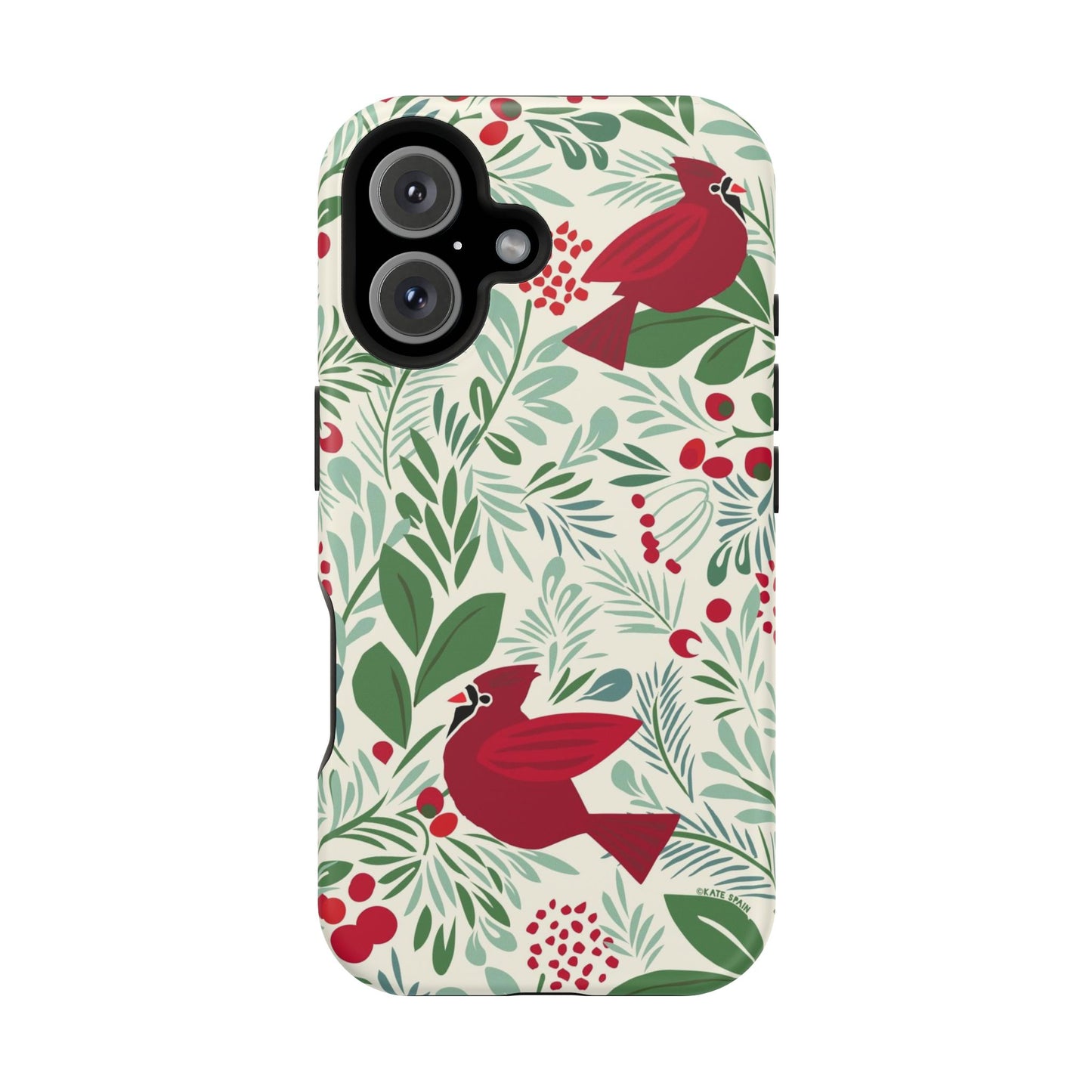Birds and Berries iPhone MagSafe Tough Case iPhone 16 Matte