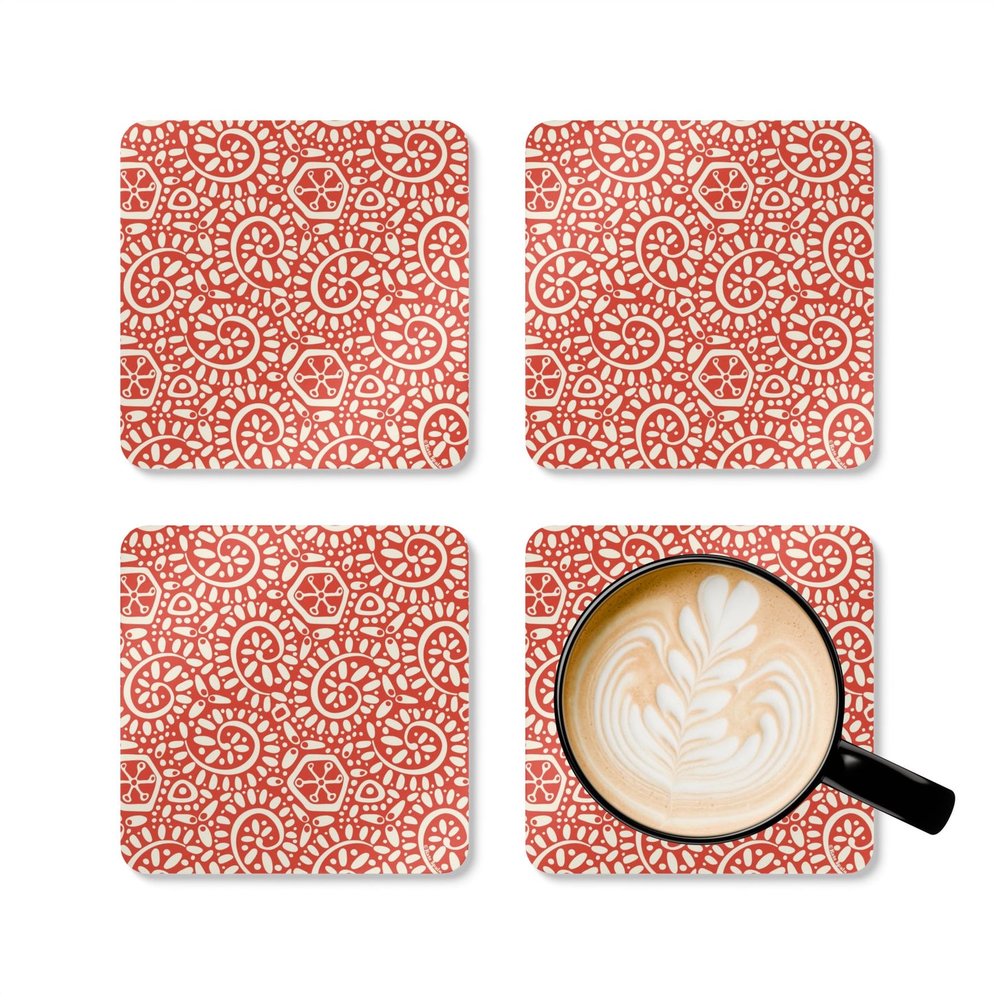 Canto Mandarin Cork Coaster Set