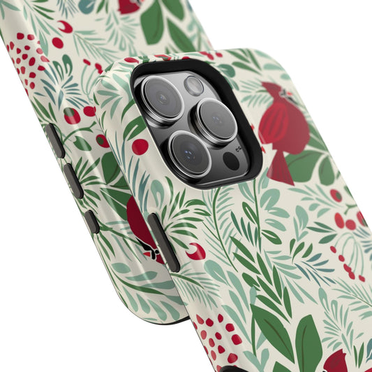 Birds and Berries iPhone MagSafe Tough Case