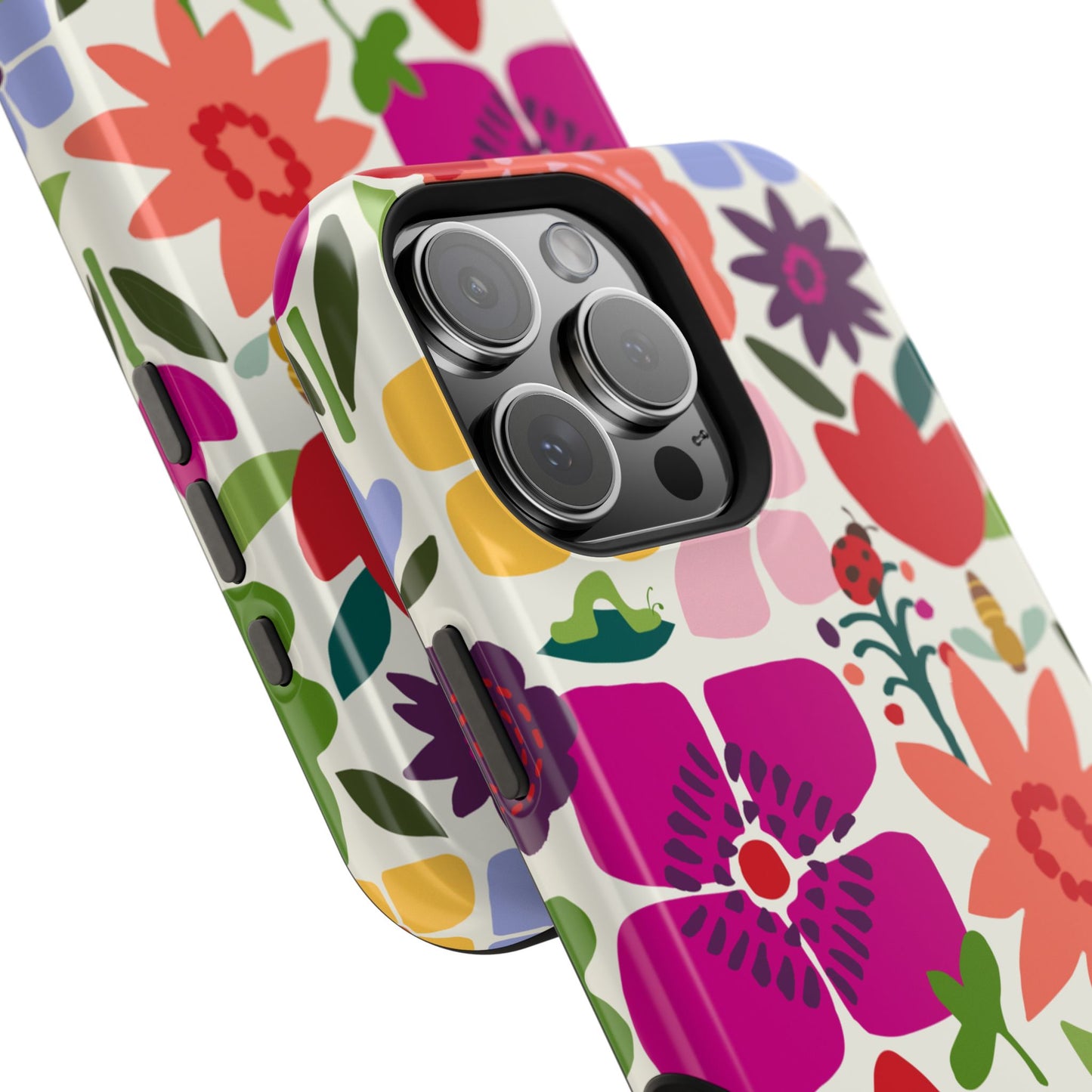Happy Blooms iPhone MagSafe Tough Case