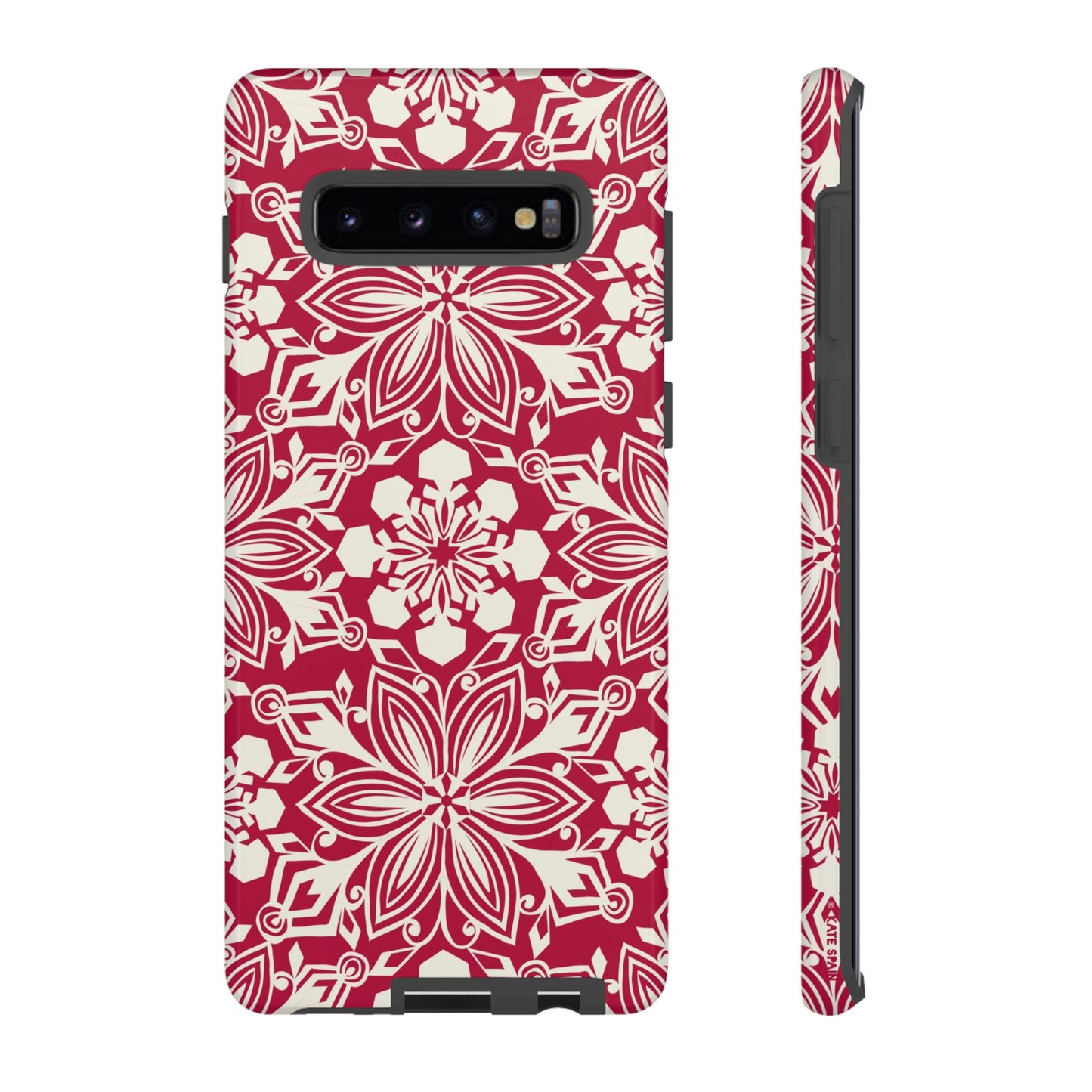 Snowfall Paper Cut Snowflake Samsung Tough Case Samsung Galaxy S10 Plus Glossy