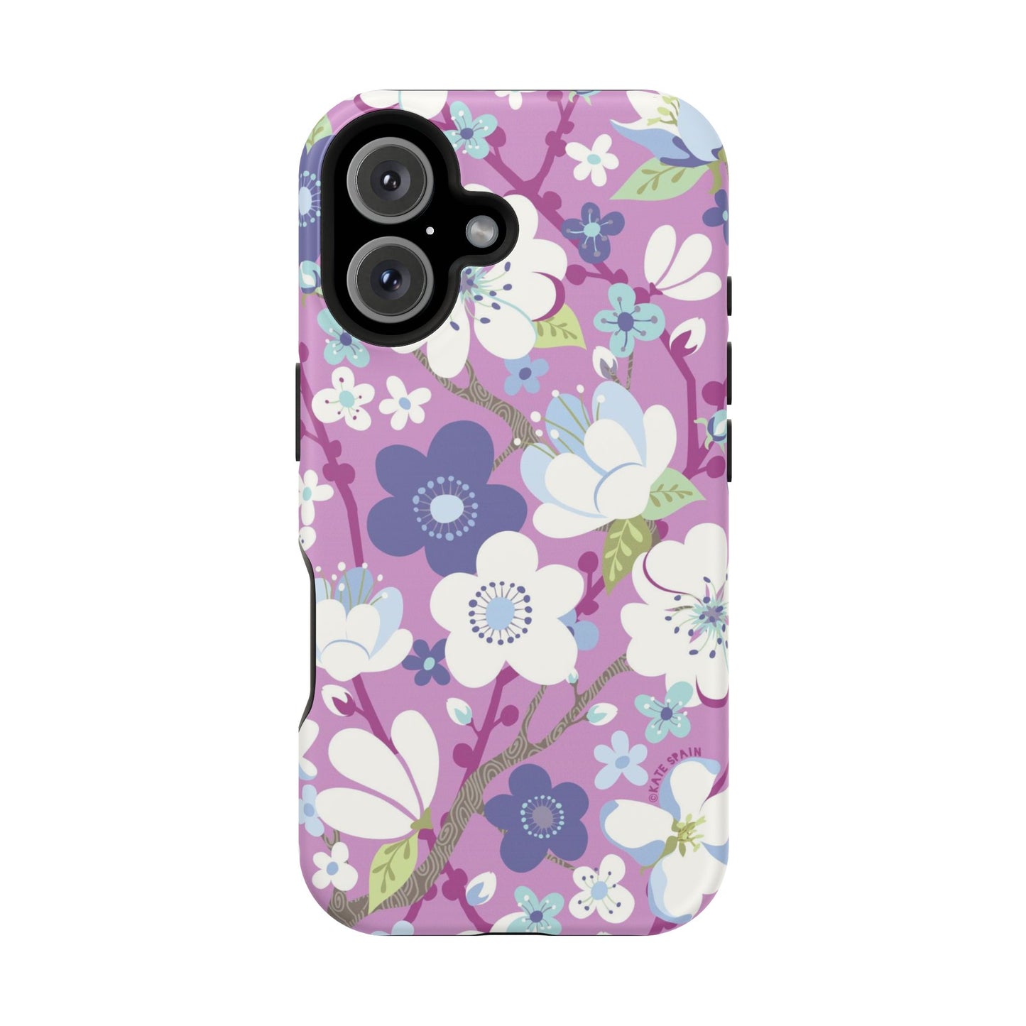 Cherry Blossoms MagSafe Tough Case iPhone 16 Matte