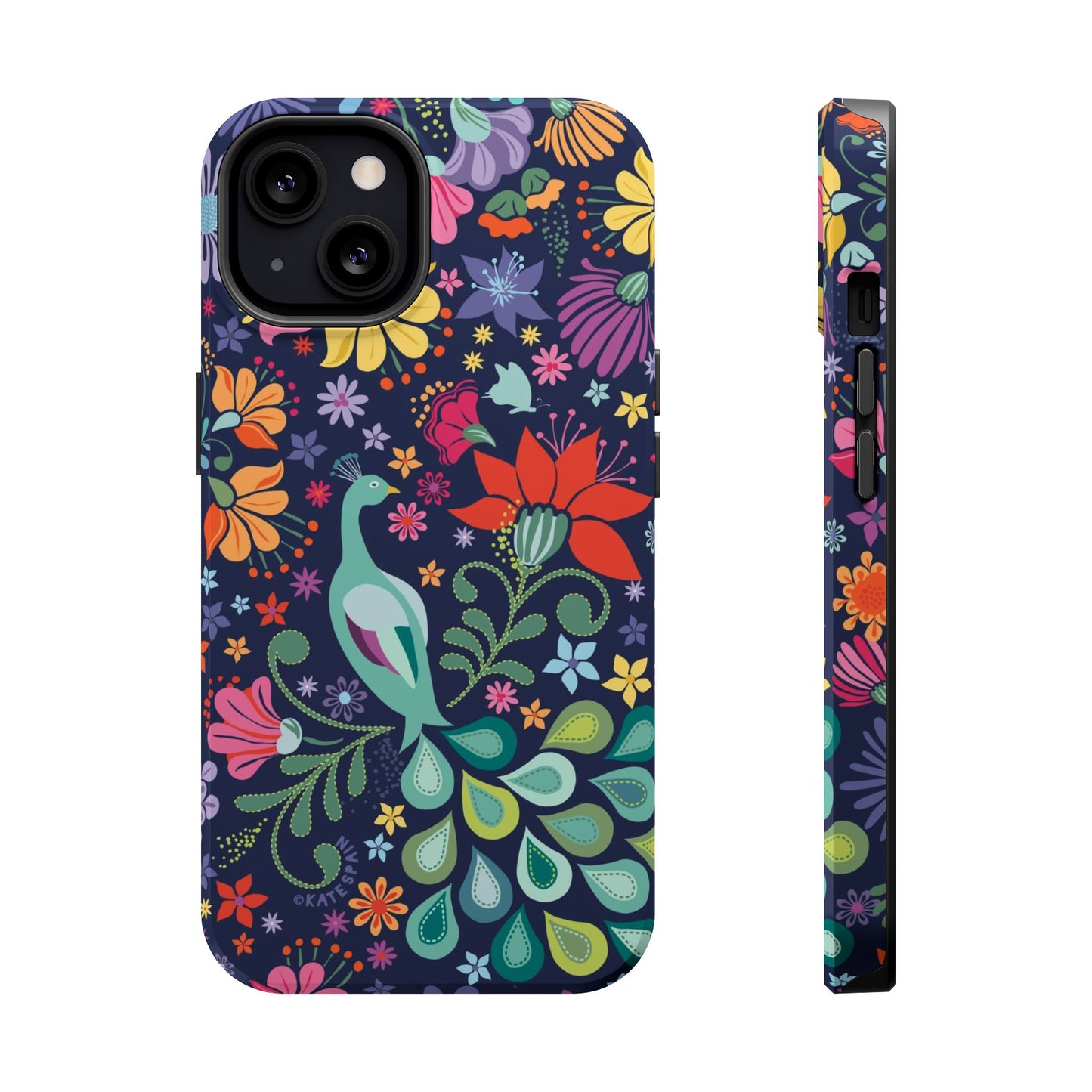 Peacock Sanctuary iPhone MagSafe Tough Case iPhone 13 Glossy