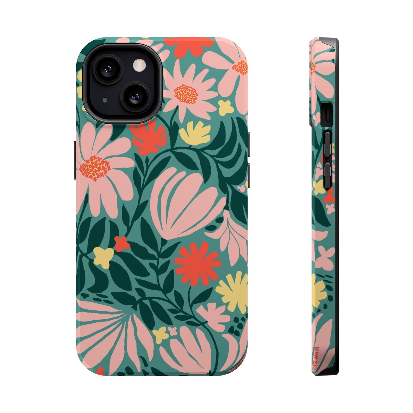 Botanica Teal iPhone Magsafe iPhone 13 Glossy