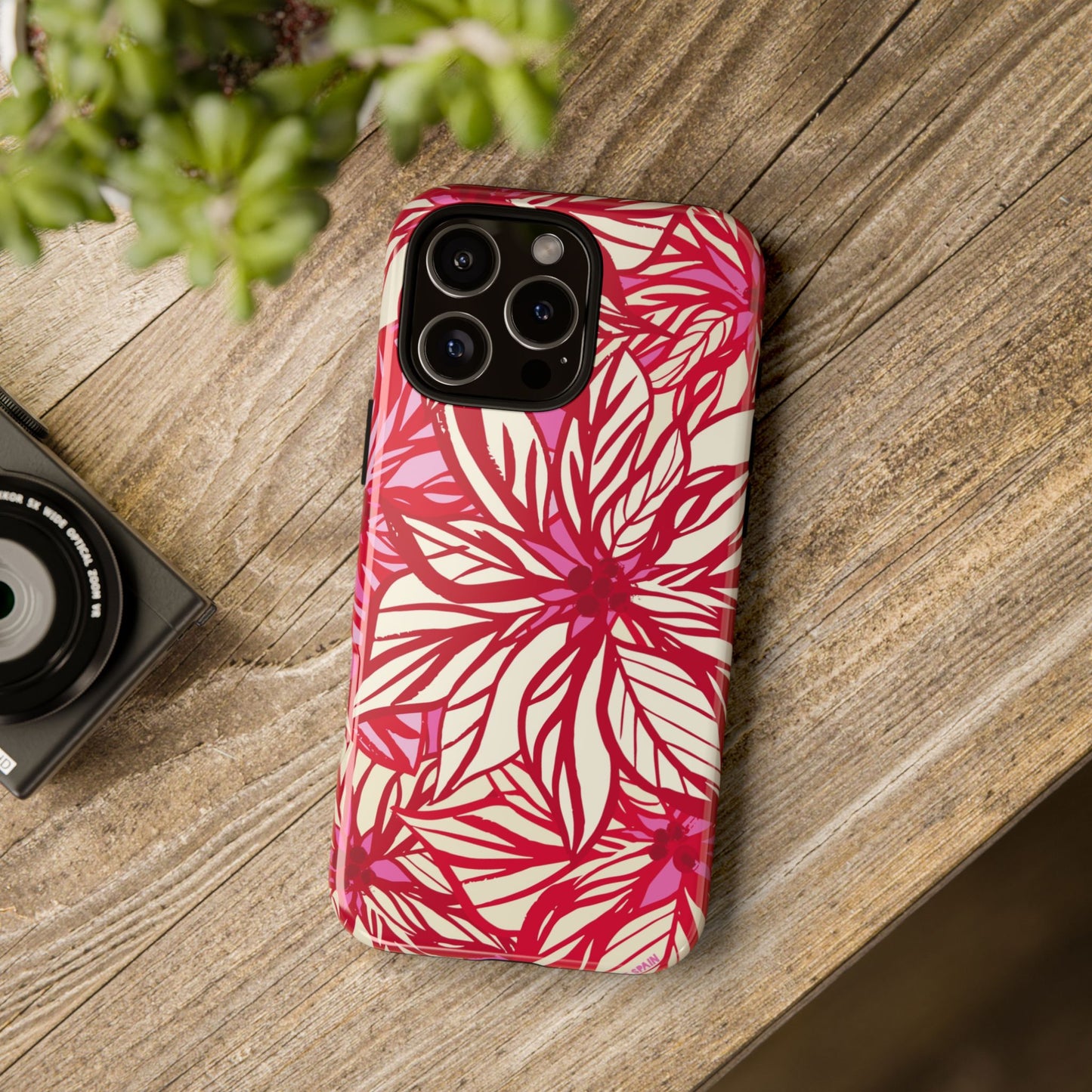 Poinsettia iPhone Tough Case