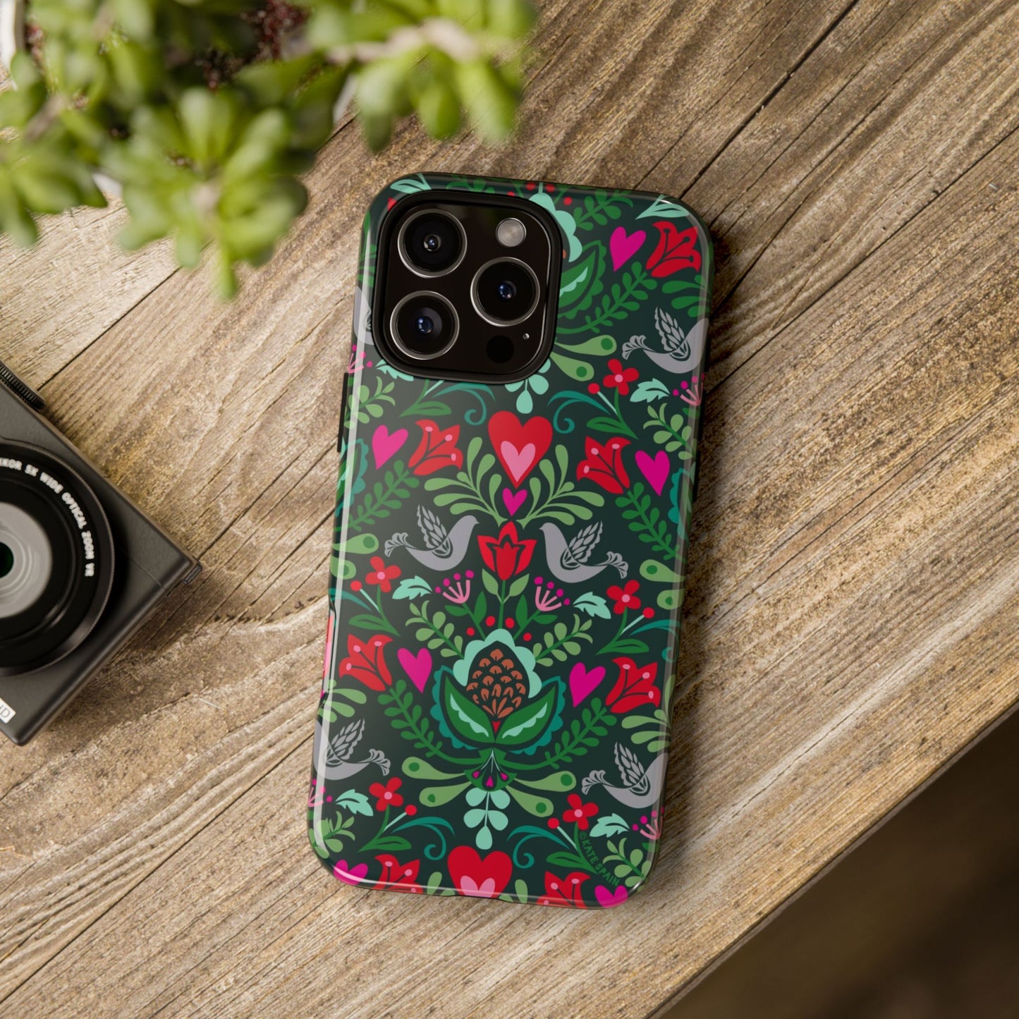 Rosemaling iPhone Tough Case