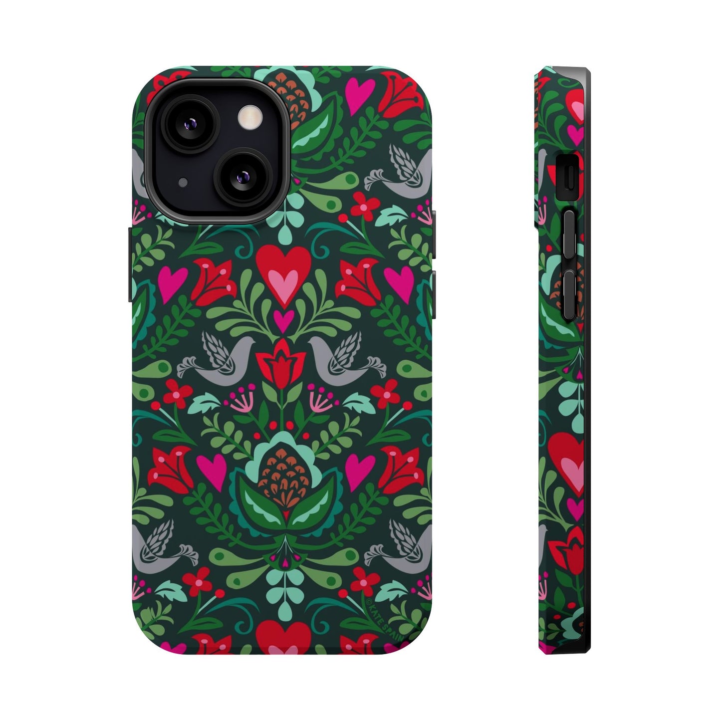 Rosemaling iPhone MagSafe Tough Case iPhone 13 Mini Matte