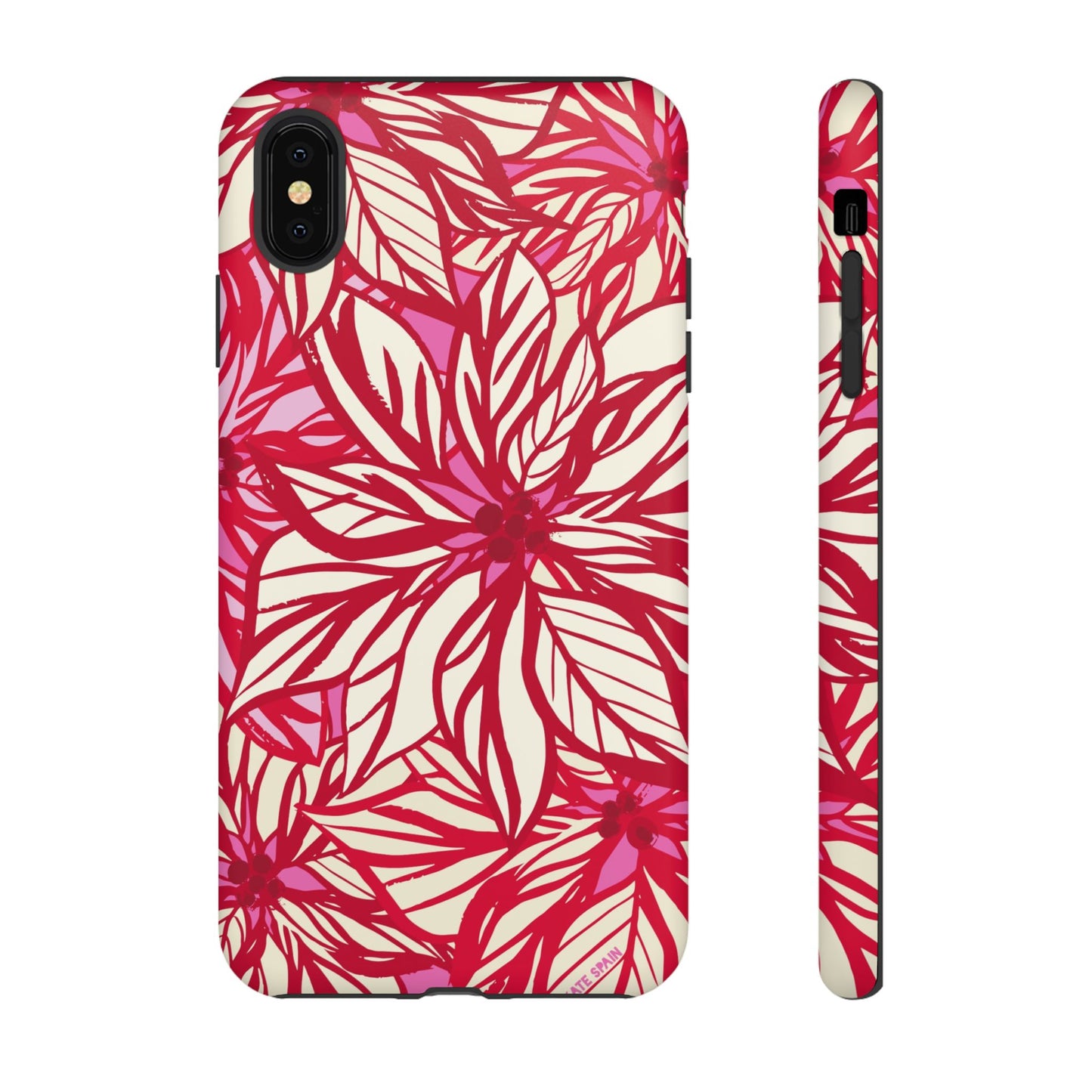 Poinsettia iPhone Tough Case iPhone XS MAX Matte