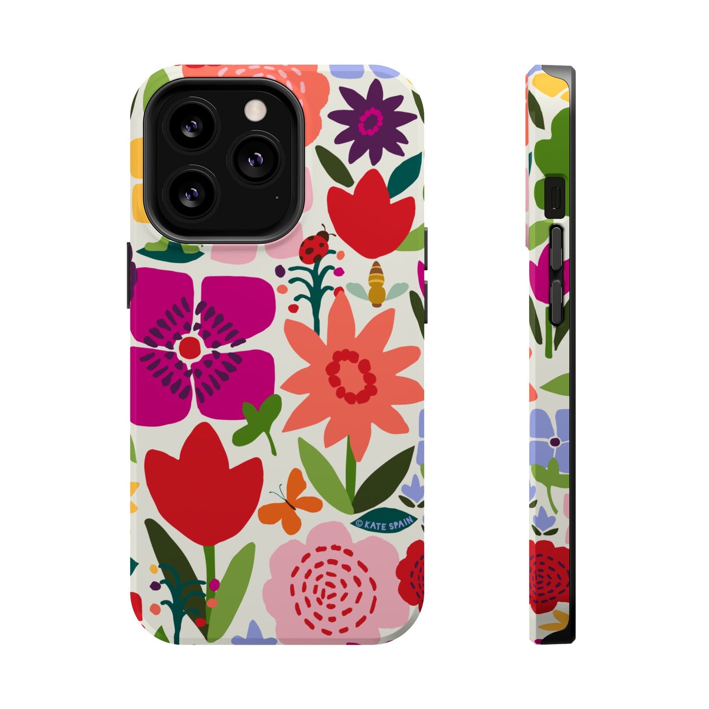 Happy Blooms iPhone MagSafe Tough Case iPhone 13 Pro Glossy