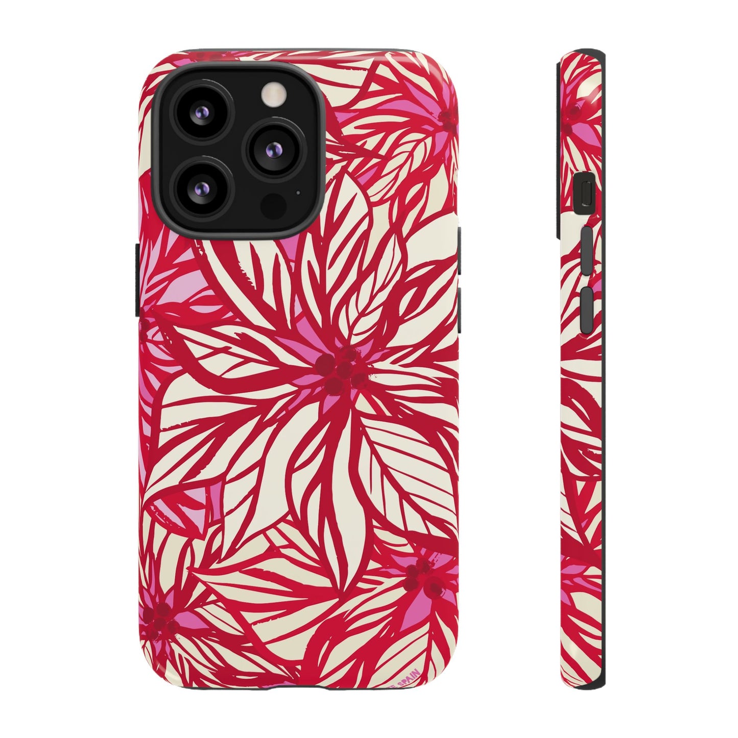 Poinsettia iPhone Tough Case iPhone 13 Pro Glossy