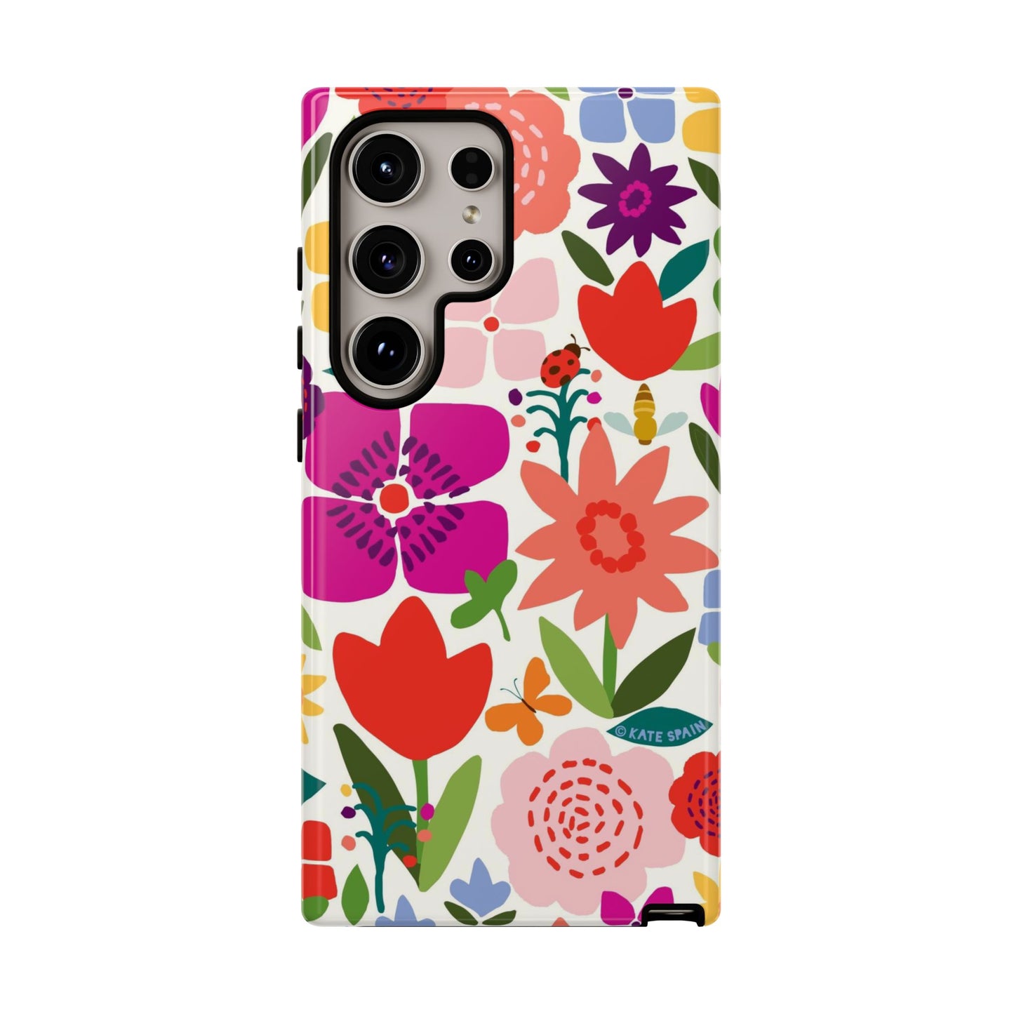 Happy Blooms Samsung Tough Case Samsung Galaxy S24 Ultra Glossy