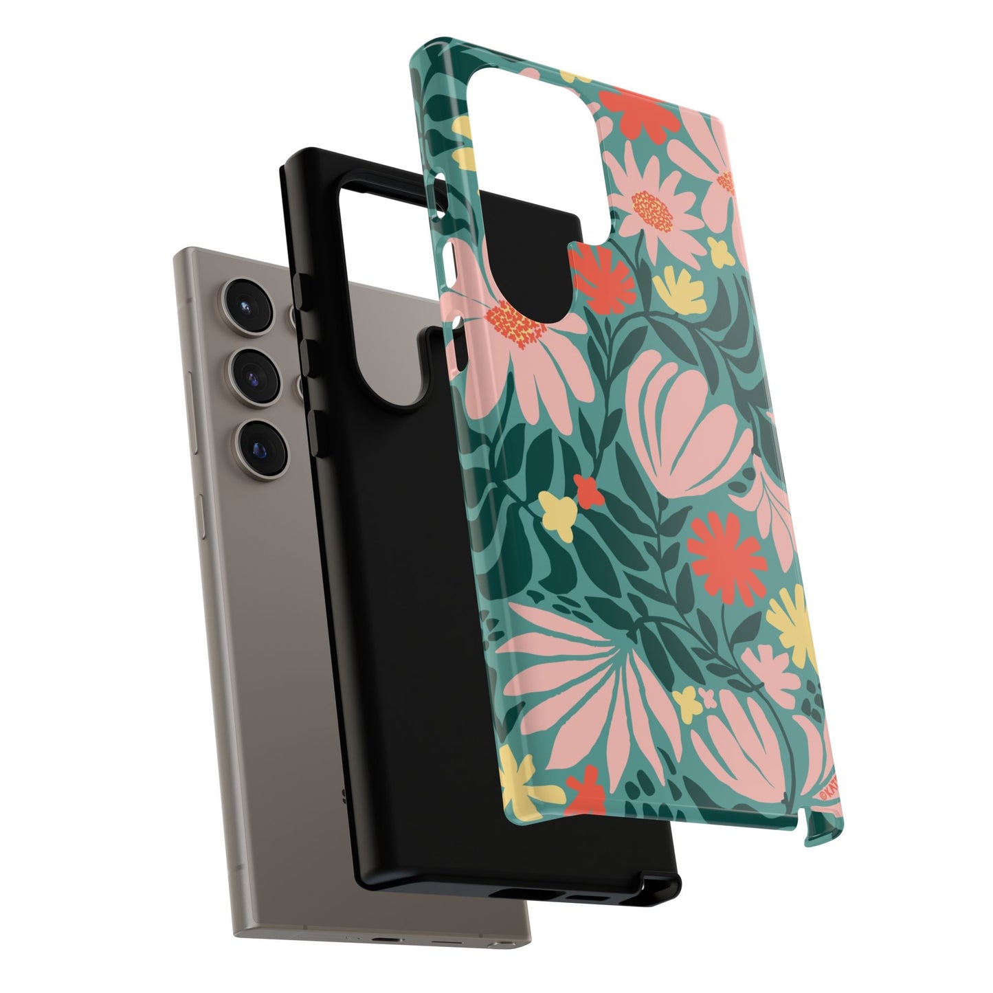 Botanica Teal Samsung Tough Case
