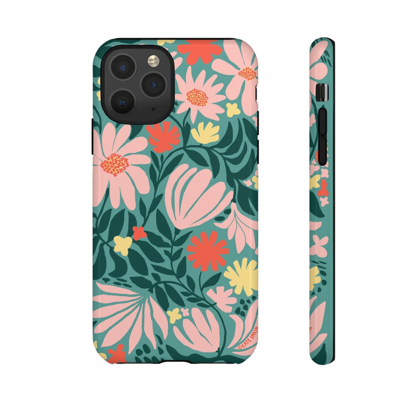 Botanica iPhone Tough Case Teal iPhone 11 Pro Glossy