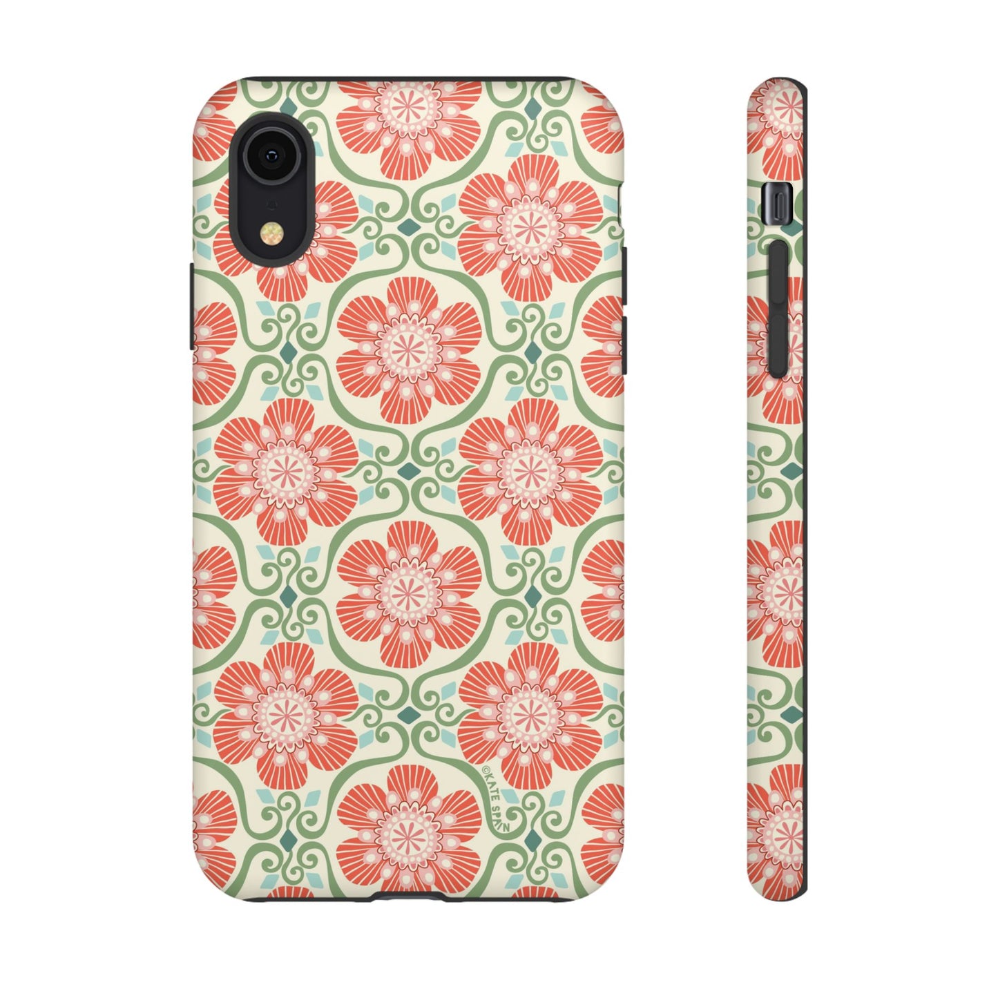 Barcelona Flowers iPhone Tough Case iPhone XR Matte