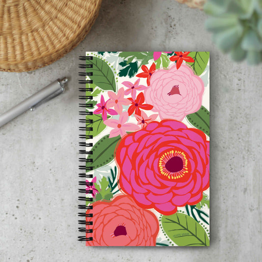 Buttercup Spiral Notebook Bold Flowers