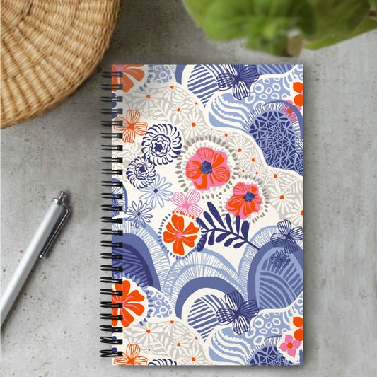 Hills + Valleys Spiral Notebook