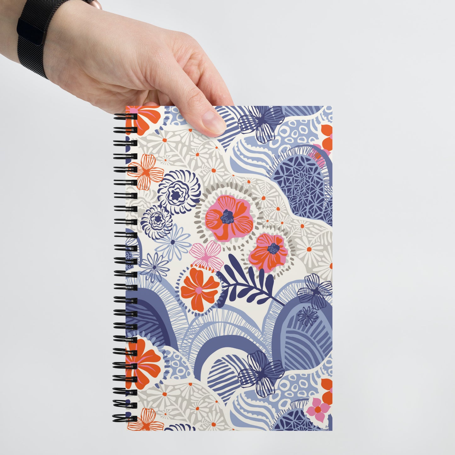 Hills + Valleys Spiral Notebook