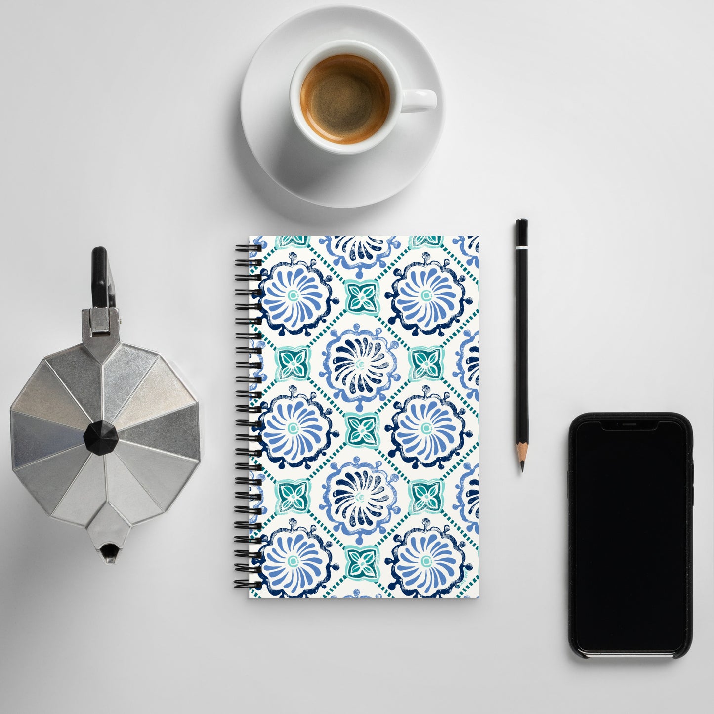 Horizon Tile Spiral Notebook