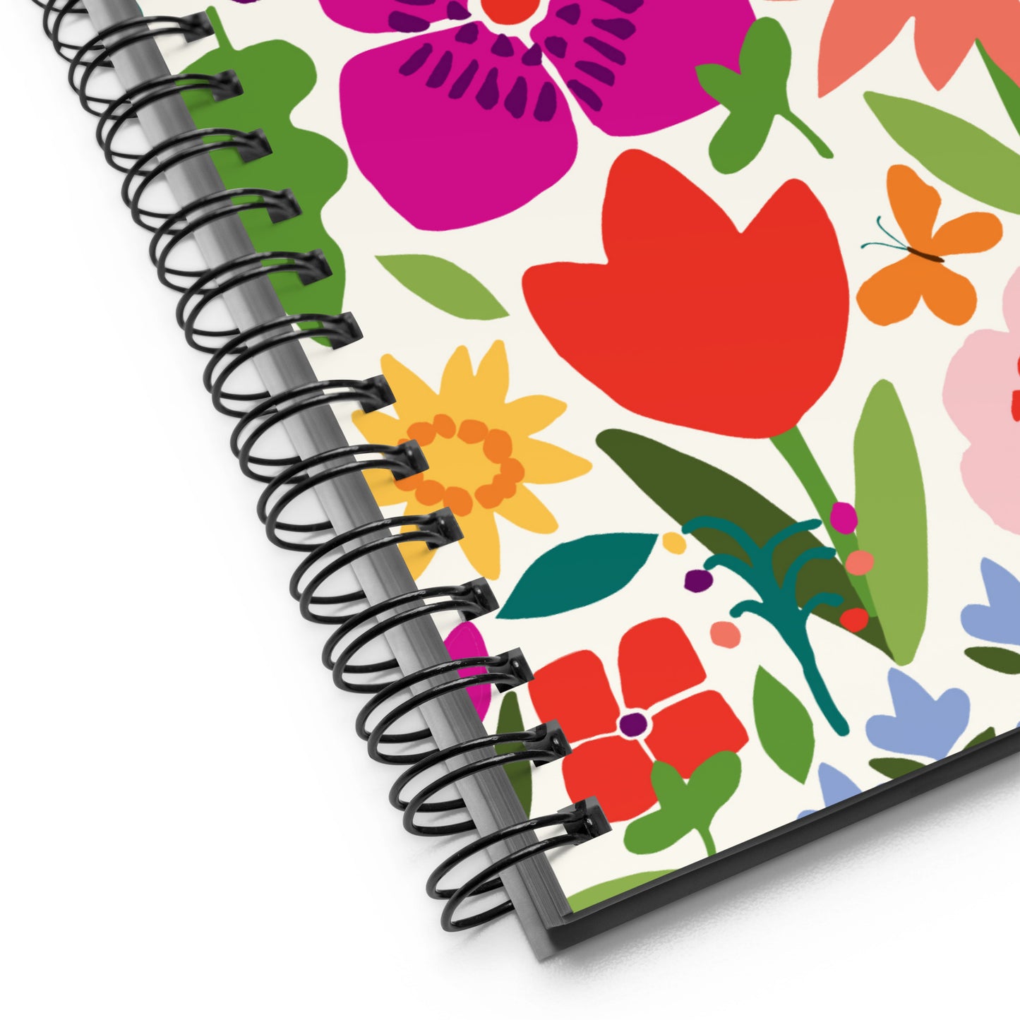 Happy Blooms Spiral Notebook