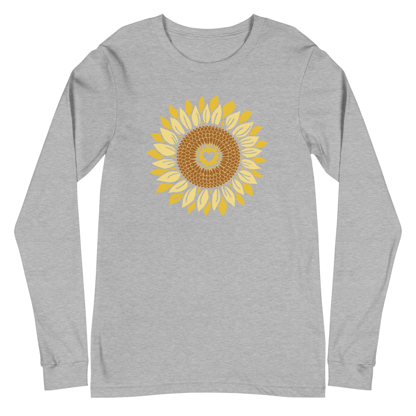 Sunflower Long Sleeve T-Shirt Athletic Heather