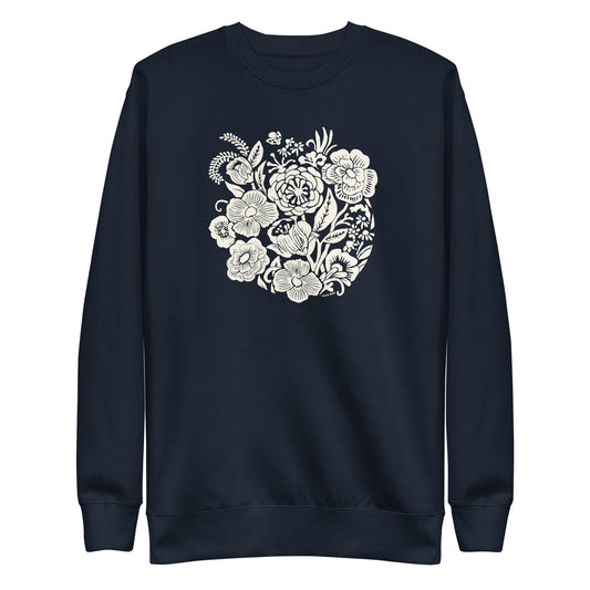 Meadowsweet Crewneck Sweatshirt Navy
