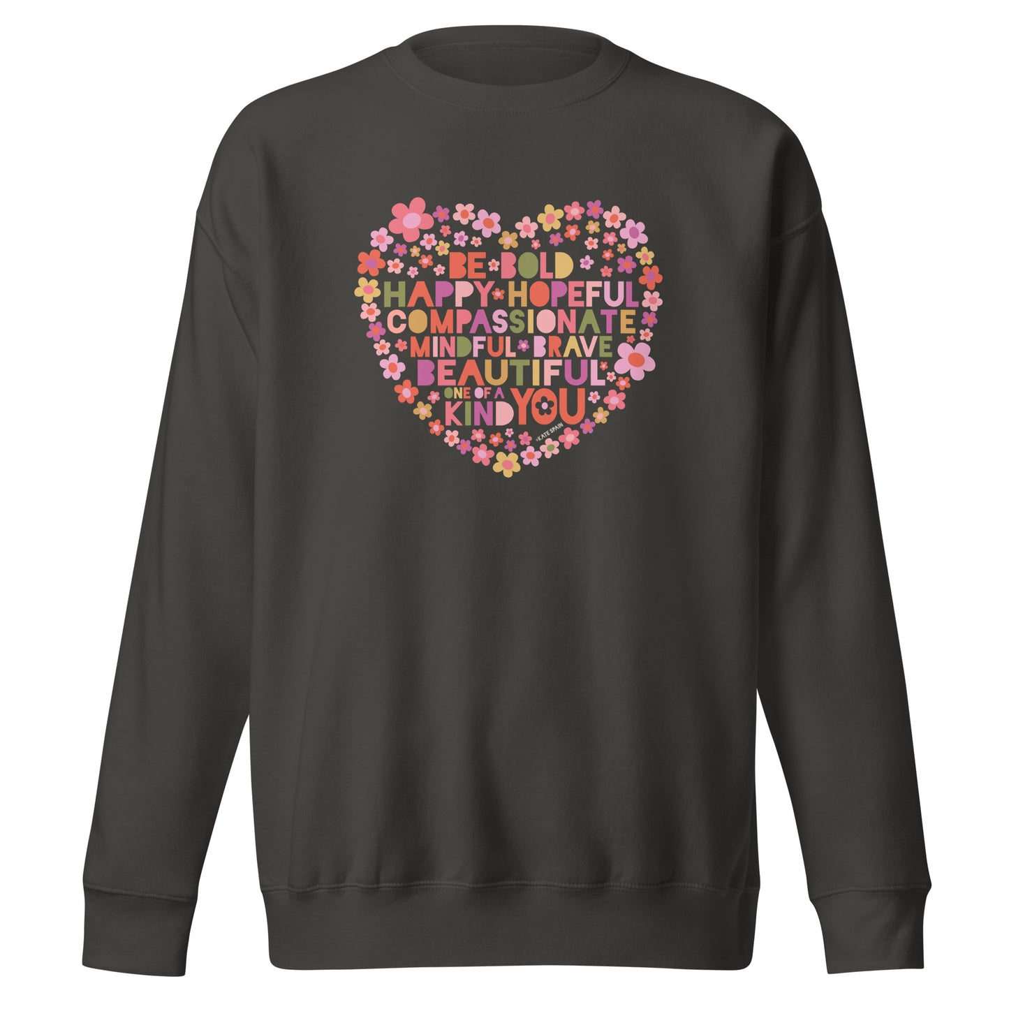 Be You Crewneck Sweatshirt Vintage Black