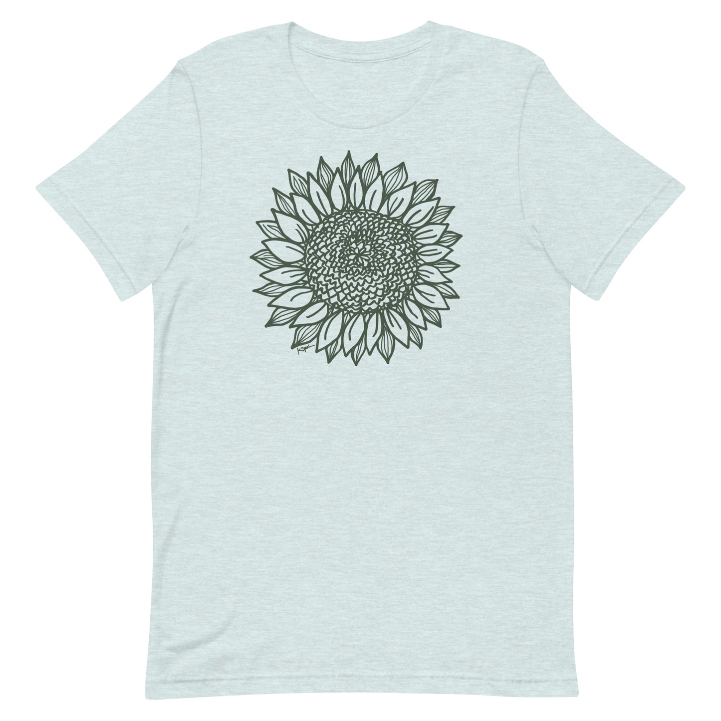 Sunflower T-Shirt Heather Prism Ice Blue