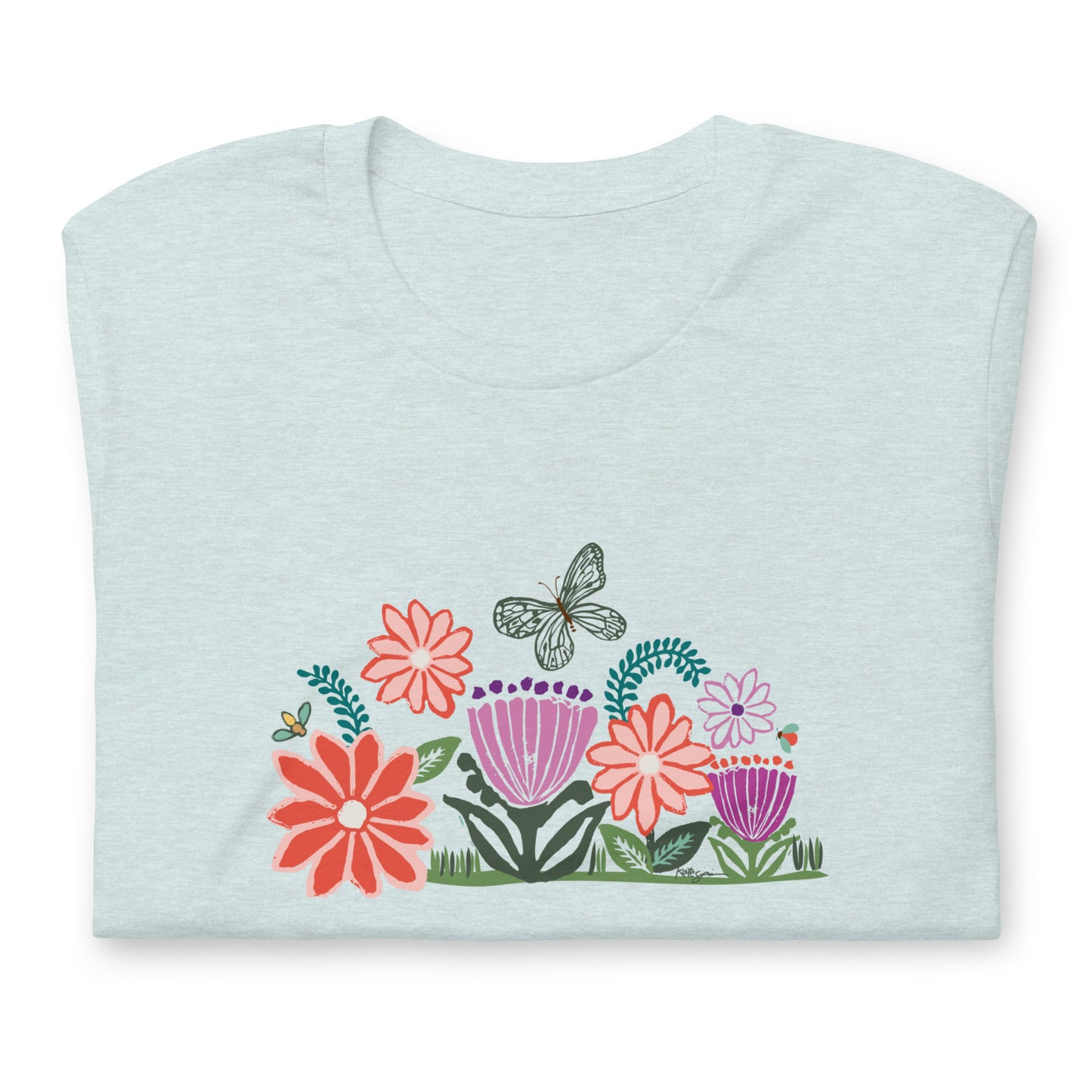 Bloom Crewneck T-Shirt Flower Garden