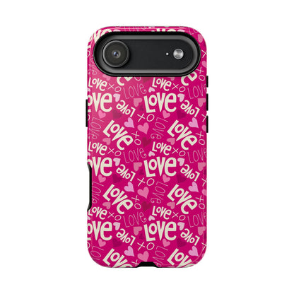 Lotta Love Pattern iPhone Tough Case