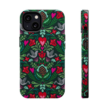 Rosemaling iPhone MagSafe Tough Case iPhone 13 Glossy
