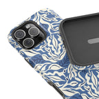 Ocean Tides phone case design showcase - coastal blue wave pattern