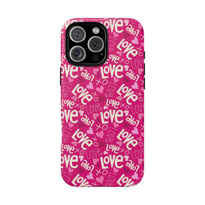 Lotta Love Pattern iPhone Tough Case