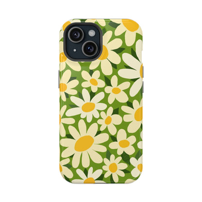Shasta Daisy MagSafe Tough Case iPhone 15 Glossy