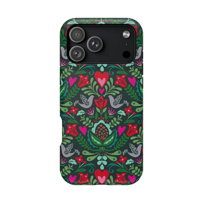 Rosemaling iPhone MagSafe Tough Case