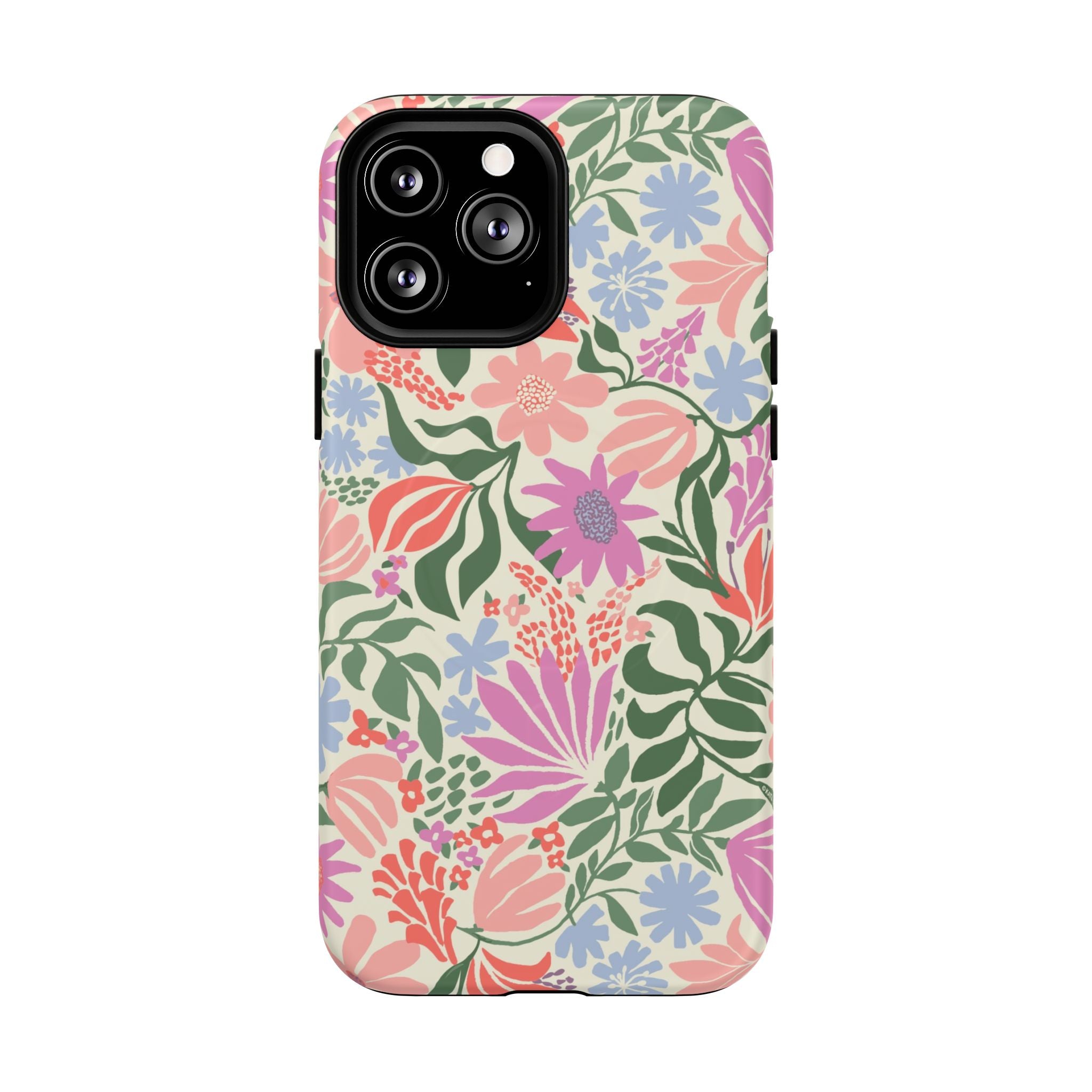 Botanica Pastel MagSafe iPhone 13 Pro Max Case – Matte | blush, lavender, sage pastel botanical wildflower print
