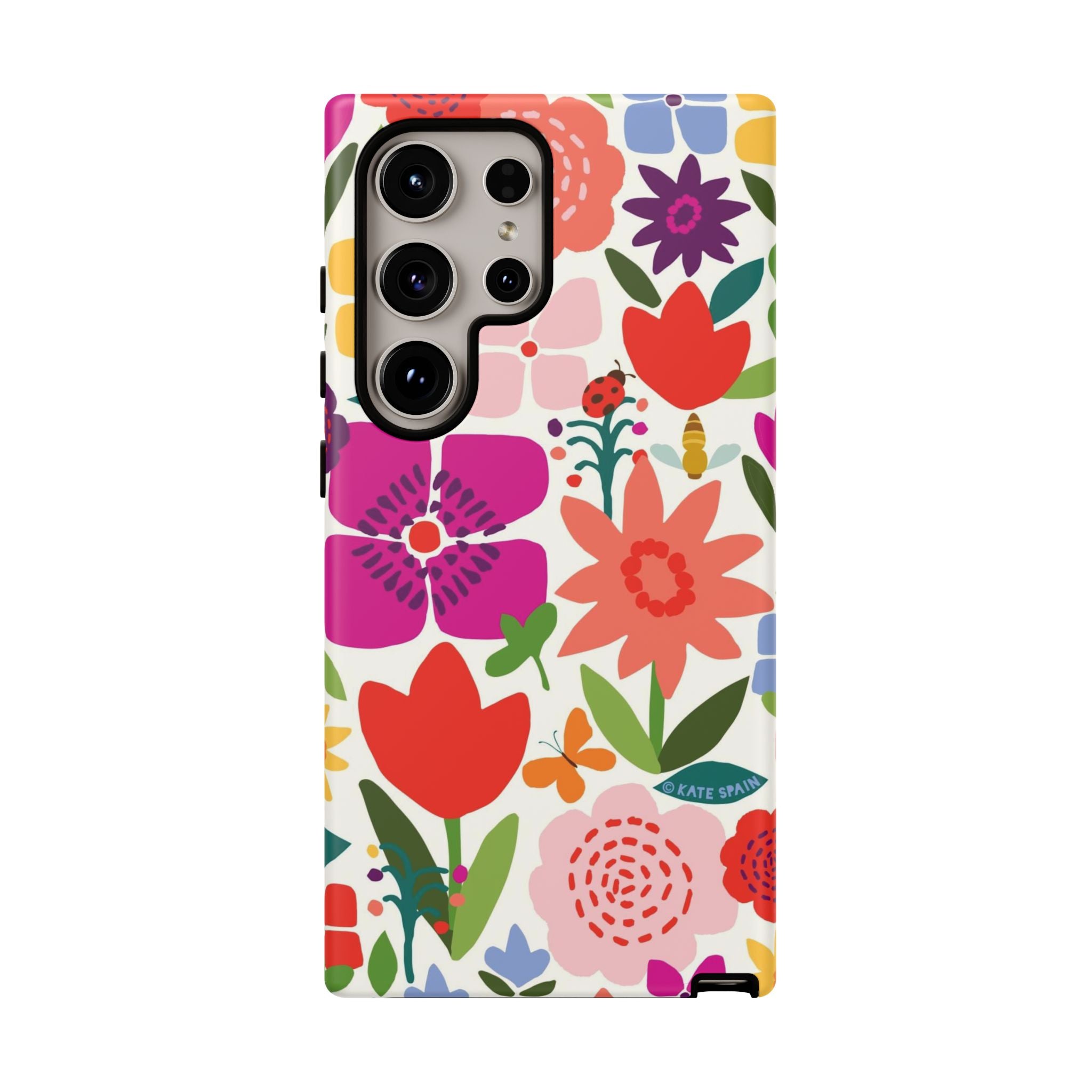 Happy Blooms Samsung Tough Case Samsung Galaxy S24 Ultra Matte